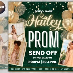 Prom Invitation Flyer Prom Event Flyer Prom Invitation