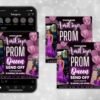 Prom Invitation Flyer Prom Event Flyer Prom Invitation - Image 3