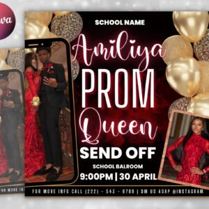 Prom Invitation Flyer Prom Event Flyer Prom Invitation