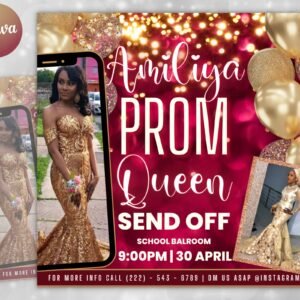 Prom Invitation Flyer Prom Event Flyer Prom Invitation