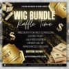 Raffle Flyer Template DIY Business Branding Giveaway Ticket