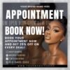 Booking Flyer Appointments Available Flyer Monthly Books Open - Image 2