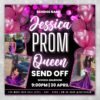 Prom Invitation Flyer Prom Event Flyer Prom Invitation - Image 2