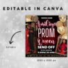 Prom Invitation Flyer Prom Event Flyer Prom Invitation - Image 4