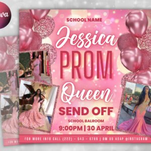 Prom Invitation Flyer Prom Event Flyer Prom Invitation