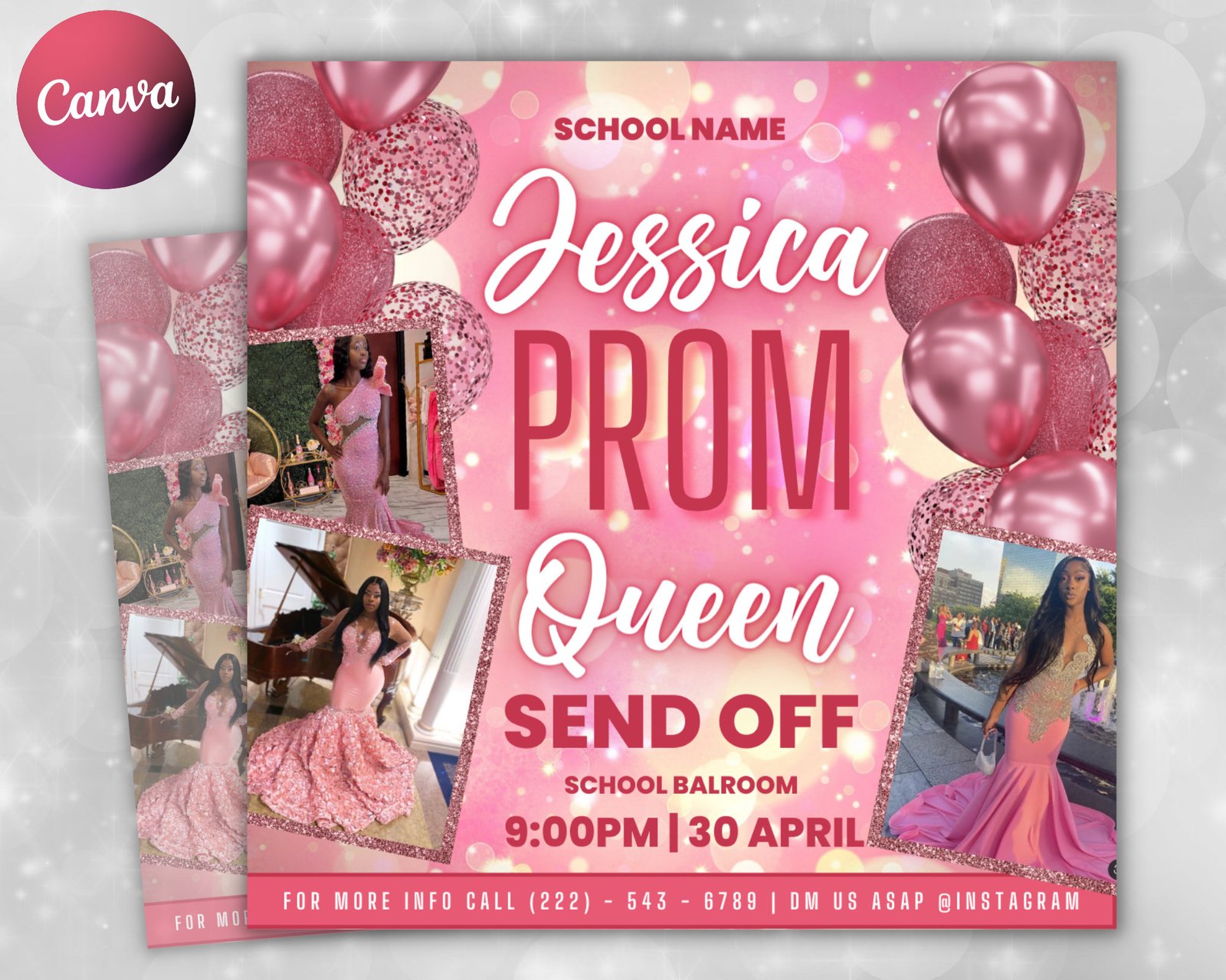 Prom Invitation Flyer Prom Event Flyer Prom Invitation
