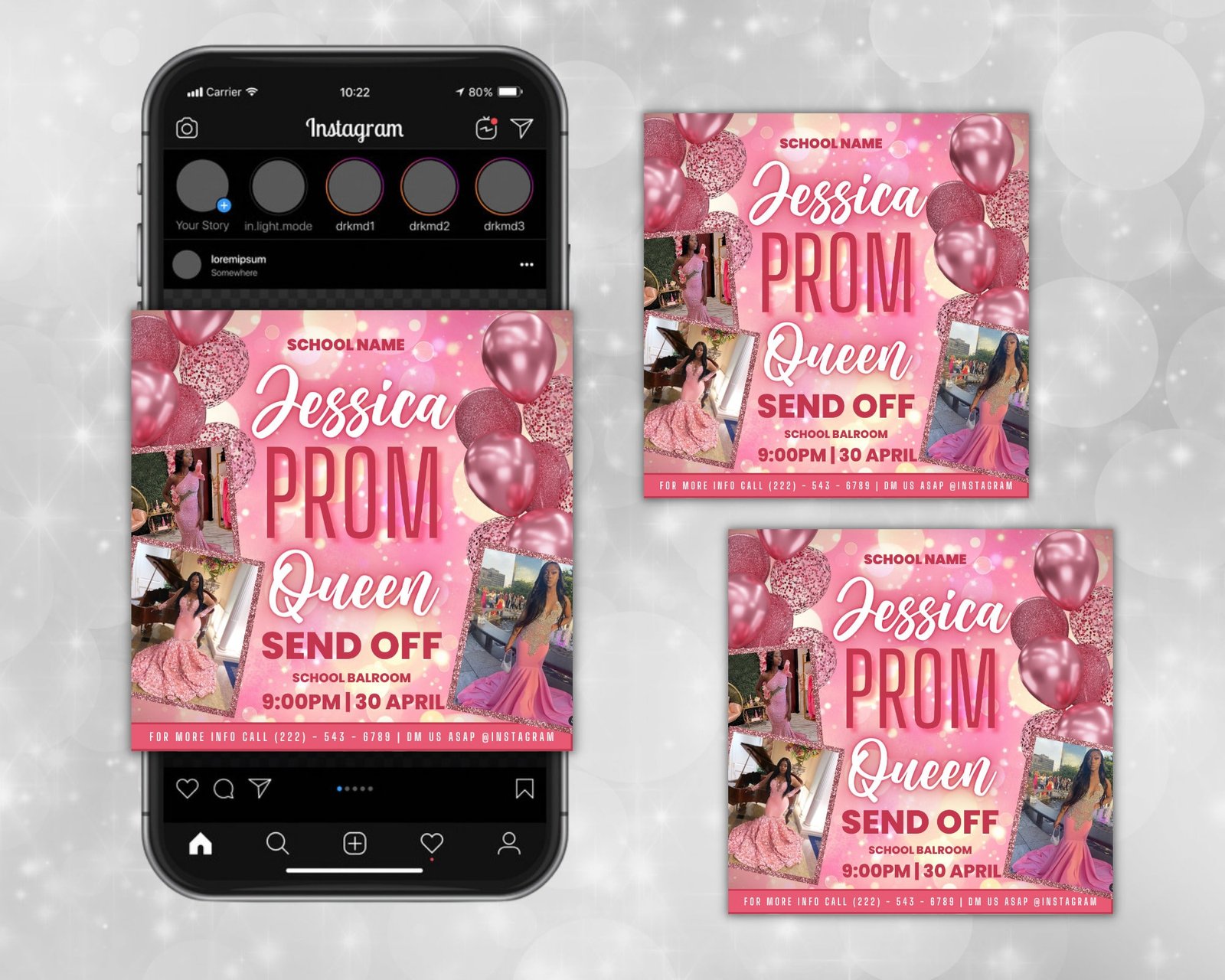 Prom Invitation Flyer Prom Event Flyer Prom Invitation - Image 3