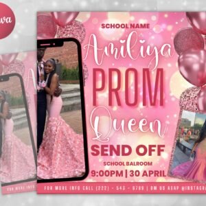 Prom Invitation Flyer Prom Event Flyer Prom Invitation