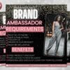 Brand Template for Brand Ambassador Flyer for Hair