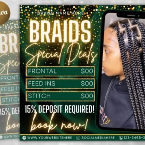 May Braid Flyer May Appointments Available flyer Hair