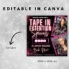 Tape In Extension Flyer Tape In Extension Hair - Image 4