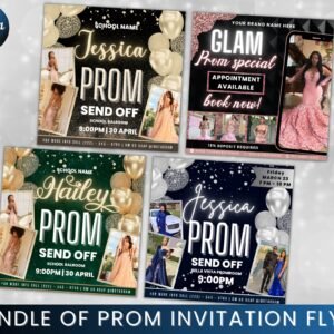 Prom Invitation Flyer Prom Event Flyer Prom Invitation