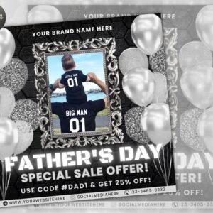 Father's Day Special Offer Flyer Book Now Flyer