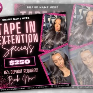 Tape In Extension Flyer Tape In Extension Hair