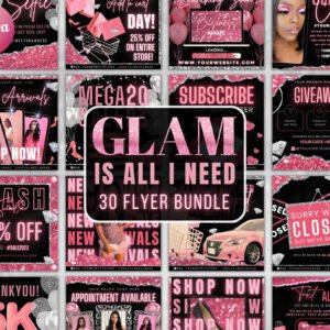 Social Media Bundle Appointment Flyer Book Now Flyer