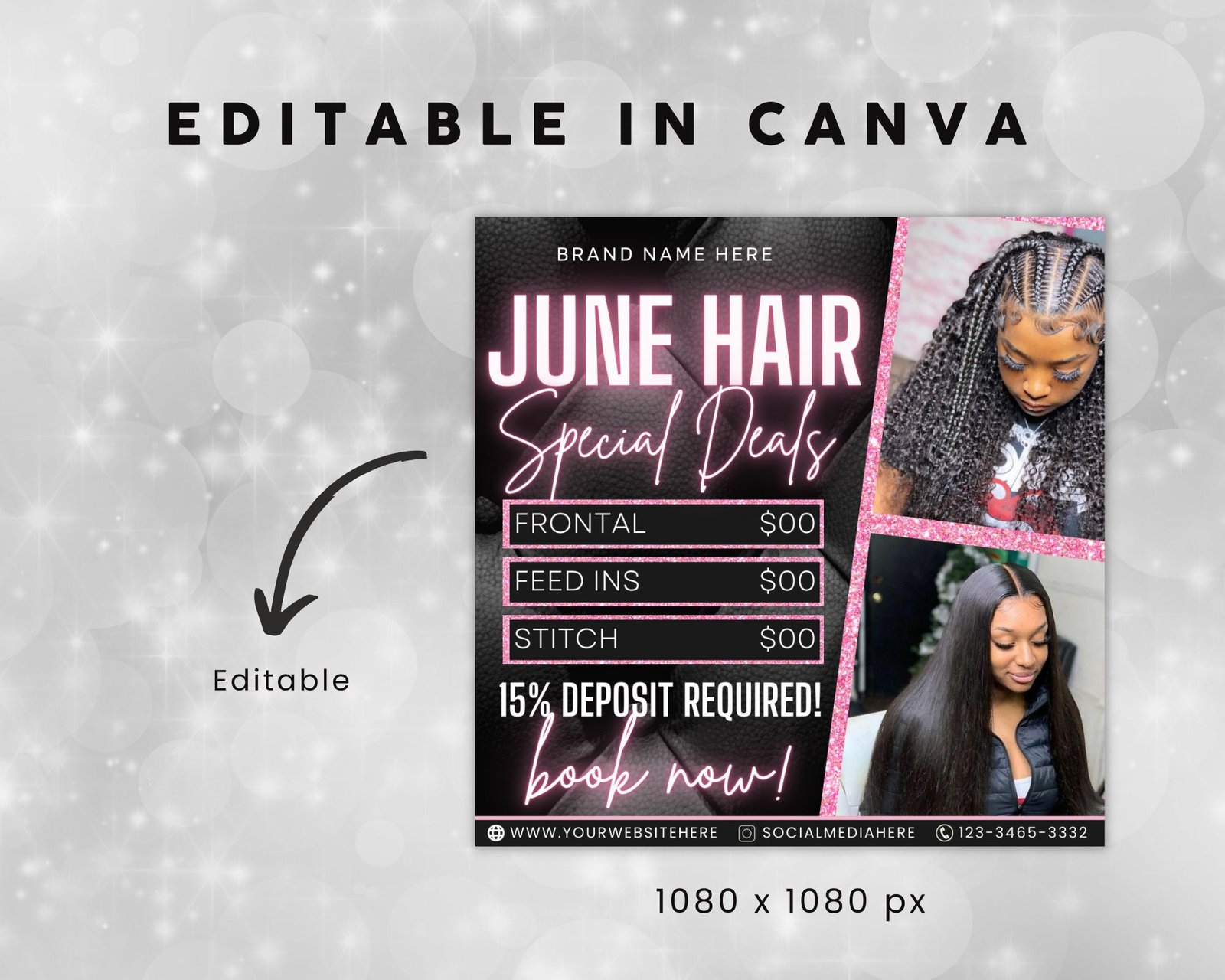 June Booking Flyer June Hair Special Flyer Hair - Image 4