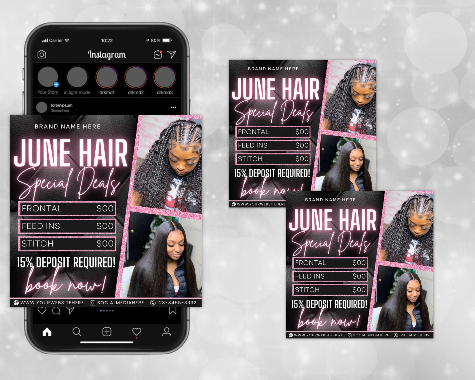 June Booking Flyer June Hair Special Flyer Hair - Image 3