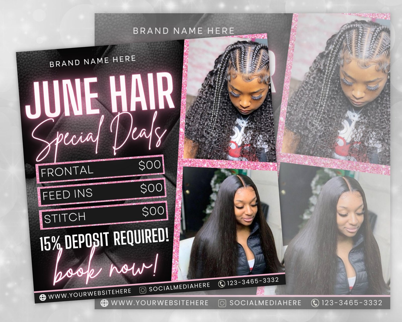 June Booking Flyer June Hair Special Flyer Hair - Image 2