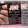 June Booking Flyer June Nail Special Flyer Nail