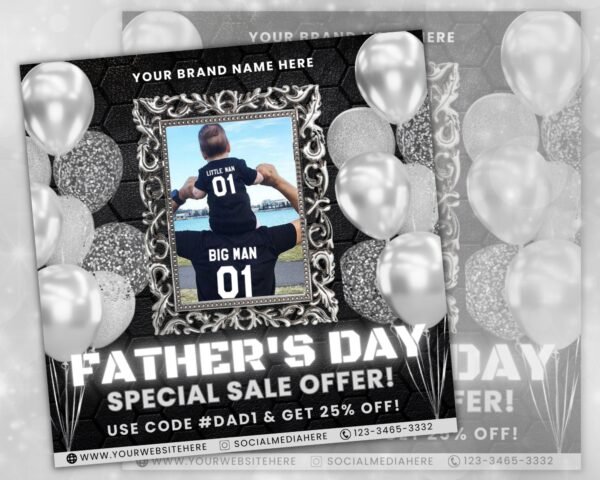 Father's Day Special Offer Flyer Book Now Flyer - Image 2