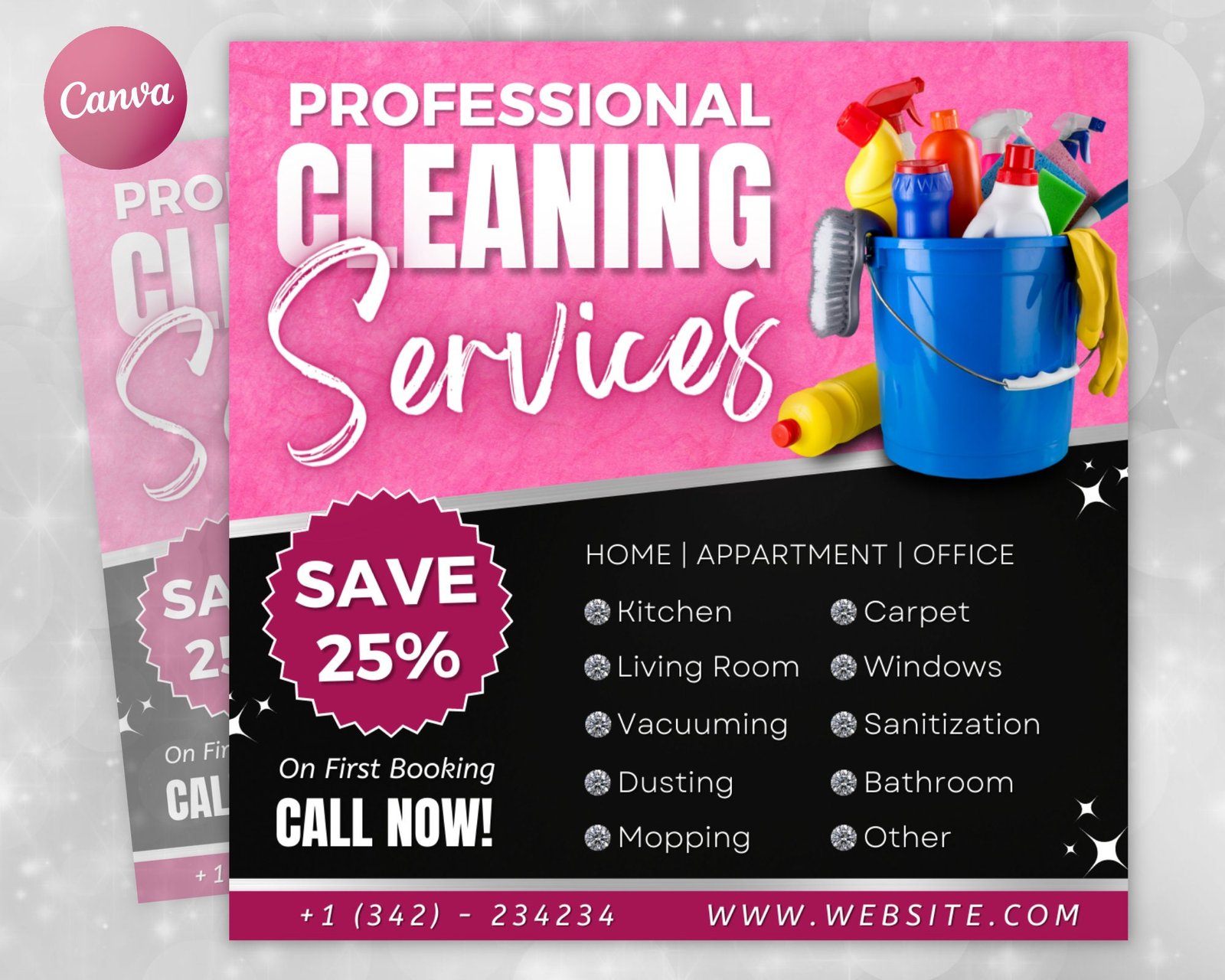 Cleaning Service Flyer Airbnb Flyer DIY Flyer Template