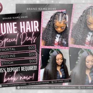 June Booking Flyer June Hair Special Flyer Hair