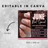 June Booking Flyer June Nail Special Flyer Nail - Image 4