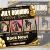 July Booking Flyer Hair Braiding Knotless Braids Flyer - Image 2