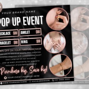 Permanent Jewelry Flyer Permanent Jewelry Pop Up Permanent