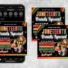 Juneteenth Flyer Juneteenth Sale Flyer Knotless Braids Flyer - Image 2