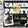 Cancer Birthday Flyer Birthday Template Birthday Girl Party