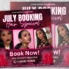 July Booking Flyer Hair Special Flyer DIY Summer - Image 2