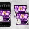 Cancer Birthday Flyer Birthday Template Birthday Girl Party - Image 2