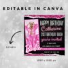 Birthday Celebration Flyer Template Birthday Flyer Girl Birthday - Image 3