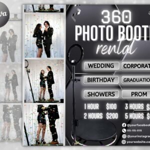 360 Photo Booth Flyer Photo booth Instagram Photo