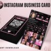 Instagram Business Card 2023 DIY Canva Business Card