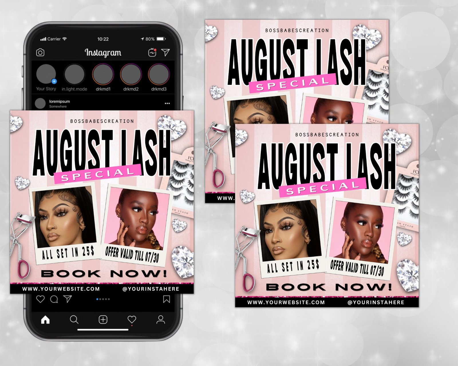 August Bookings Flyer August Bookings Available Lash Flyer - Image 2