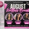 August Bookings Flyer August Bookings Available Hair Flyer