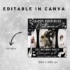 Editable Birthday Flyer Birthday Girl Invitation Birthday Flyer - Image 3