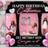 Birthday Flyer Birthday Flyer Girl Birthday Flyer Template