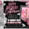 Birthday Bash Flyer Birthday Flyer Girl DIY Flyer