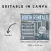 Booth Rental Flyer Esthetician Flyer Beautician Flyer Salon - Image 3