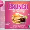 Brunch Flyer DIY Brunch Invitation Birthday Brunch Flyer