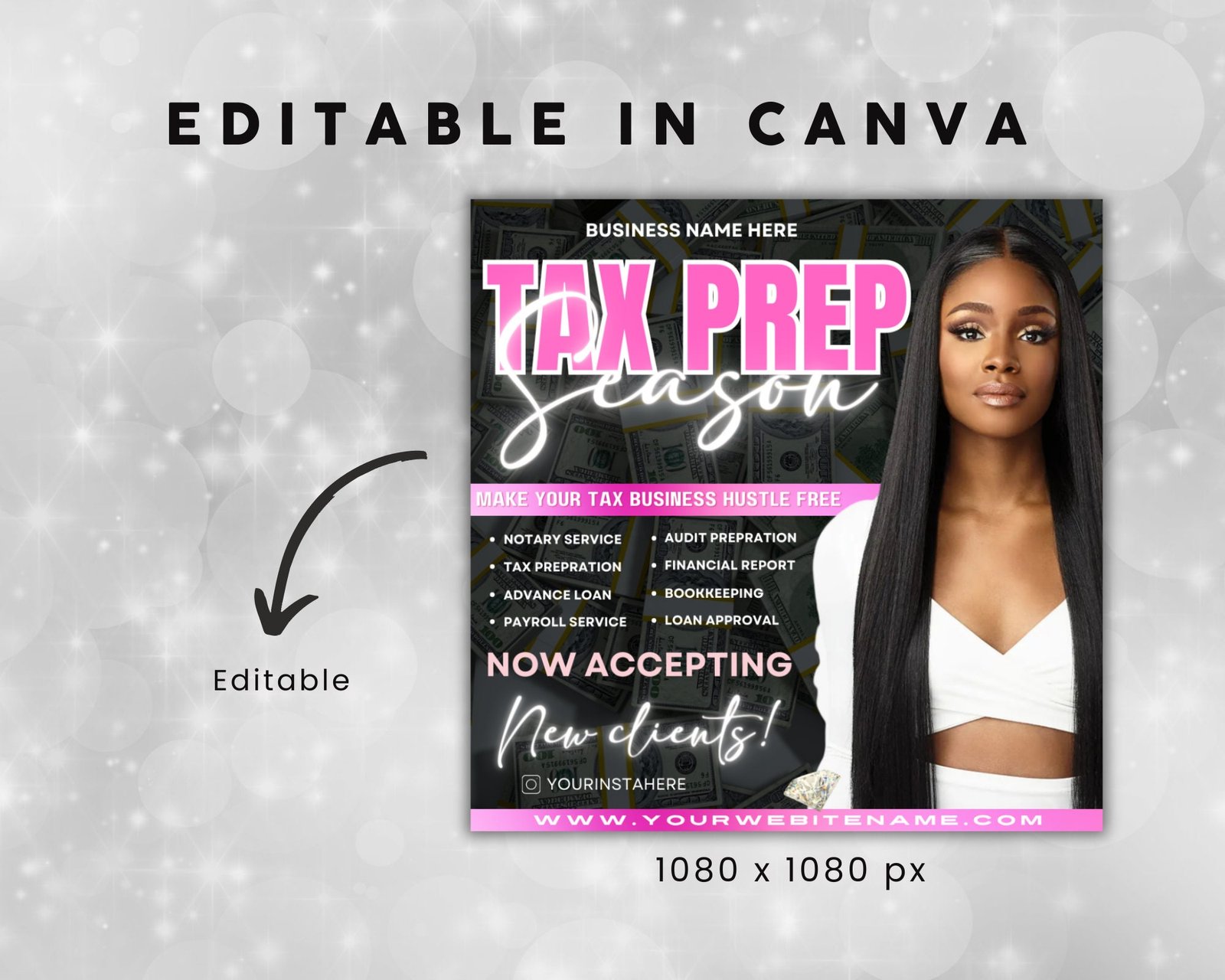 Tax Prep Flyer Tax Prep Instagram Tax Flyer - Image 3