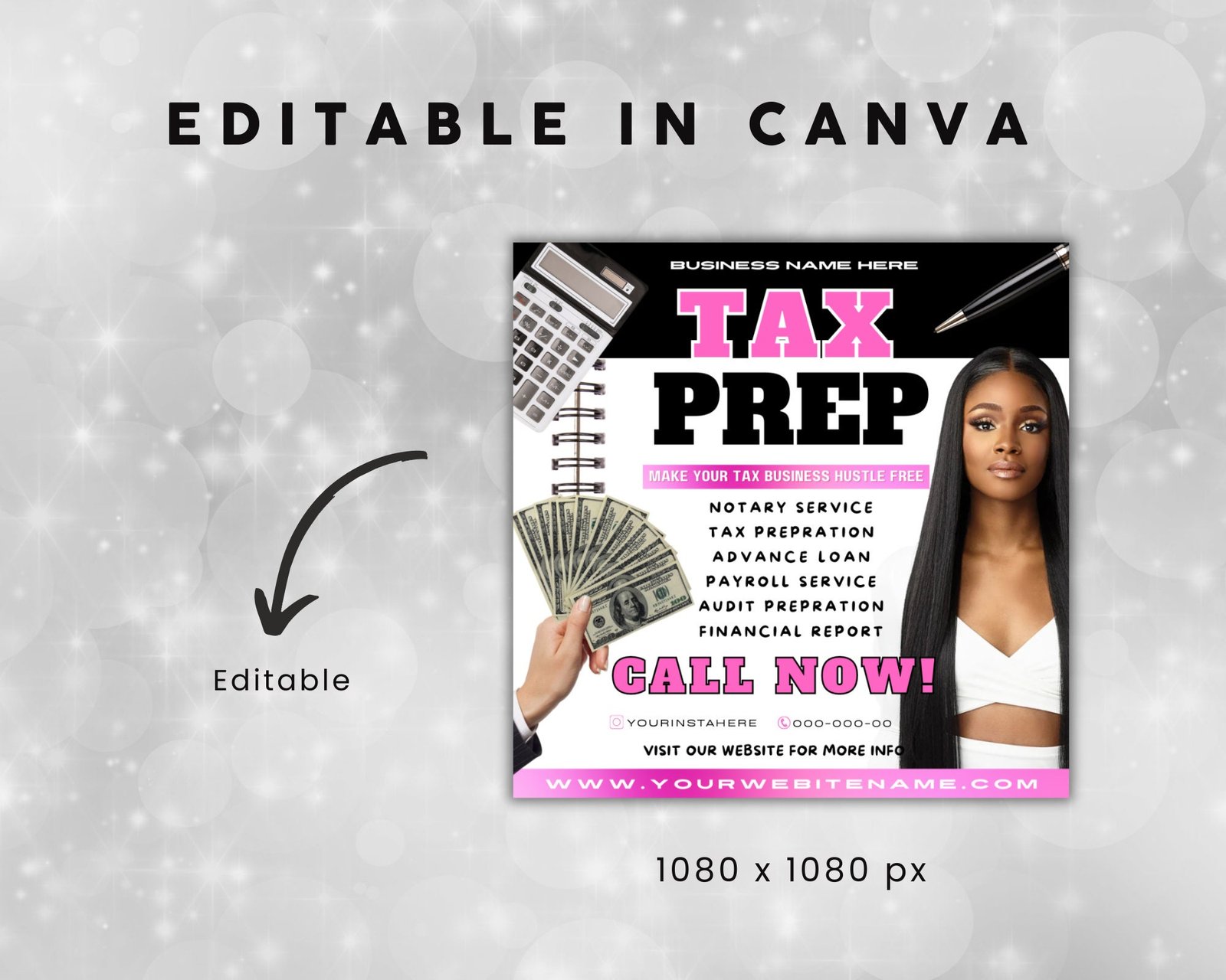 Tax Prep Flyer Tax Prep Instagram Tax Flyer - Image 3