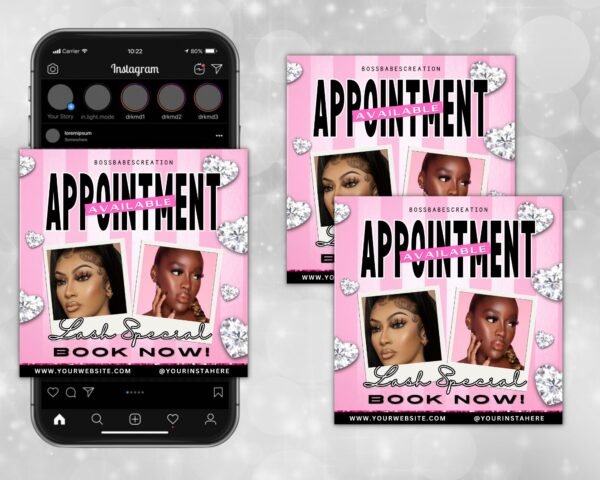 Appointment Available Flyer Booking Flyer August Bookings Flyer - Image 2