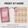Instagram Business Card 2023 DIY Canva Business Card - Image 5