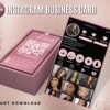 Instagram Business Card 2023 DIY Canva Business Card