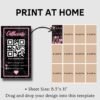 Instagram Business Card 2023 DIY Canva Business Card - Image 4