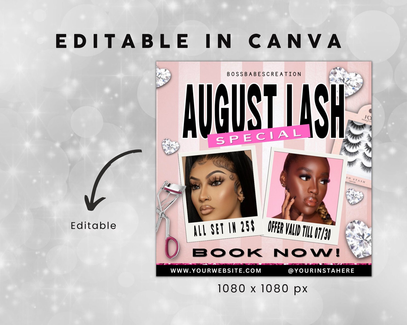 August Bookings Flyer August Bookings Available Lash Flyer - Image 3